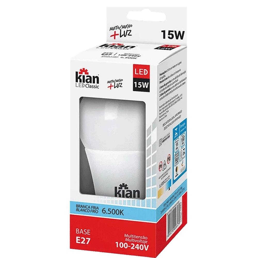 Lampada Led Kian Bivolt 15Wts