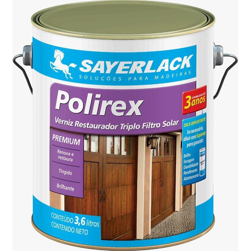 Verniz Polirex Brilhante 3,6L Mogno Sayerlack