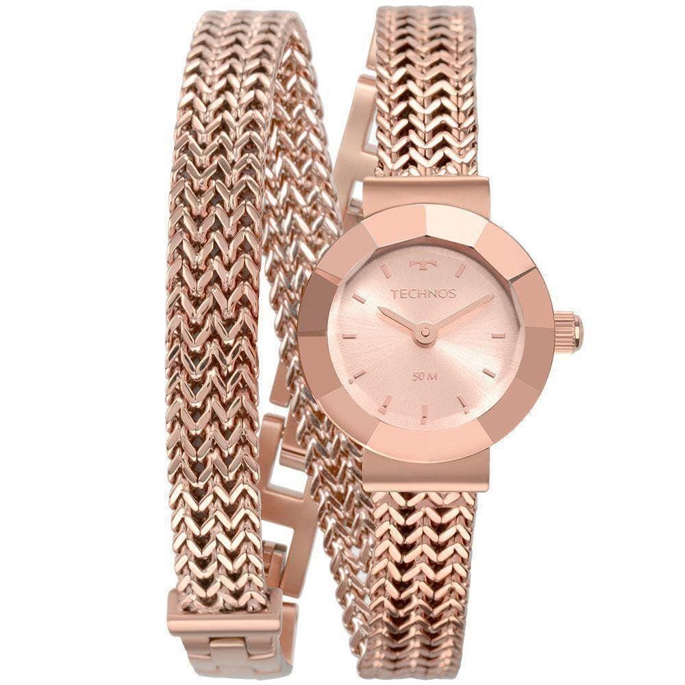 Relógio Technos Feminino Rose 5Y20Ir4J