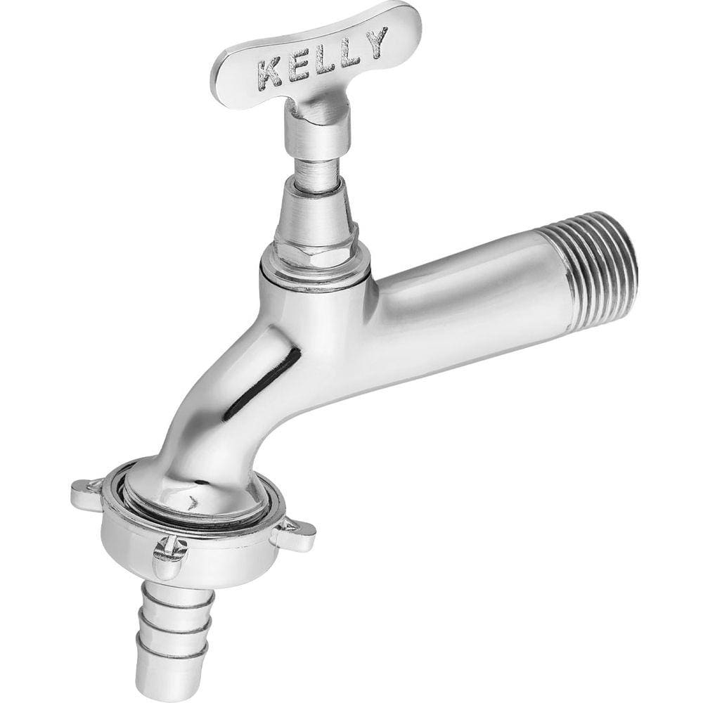 Torneira Tanque Jardim c/ Bucha Kelly 1130 Metal Cromado