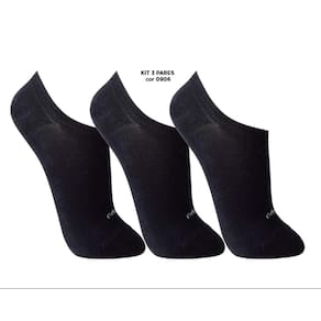 Meia Feminina Sapatilha Lupo Kit com 9 Pares de Meias 03270