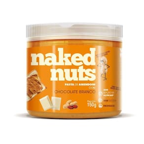 Pasta De Amendoim Com Chocolate Branco 150G - Naked Nuts