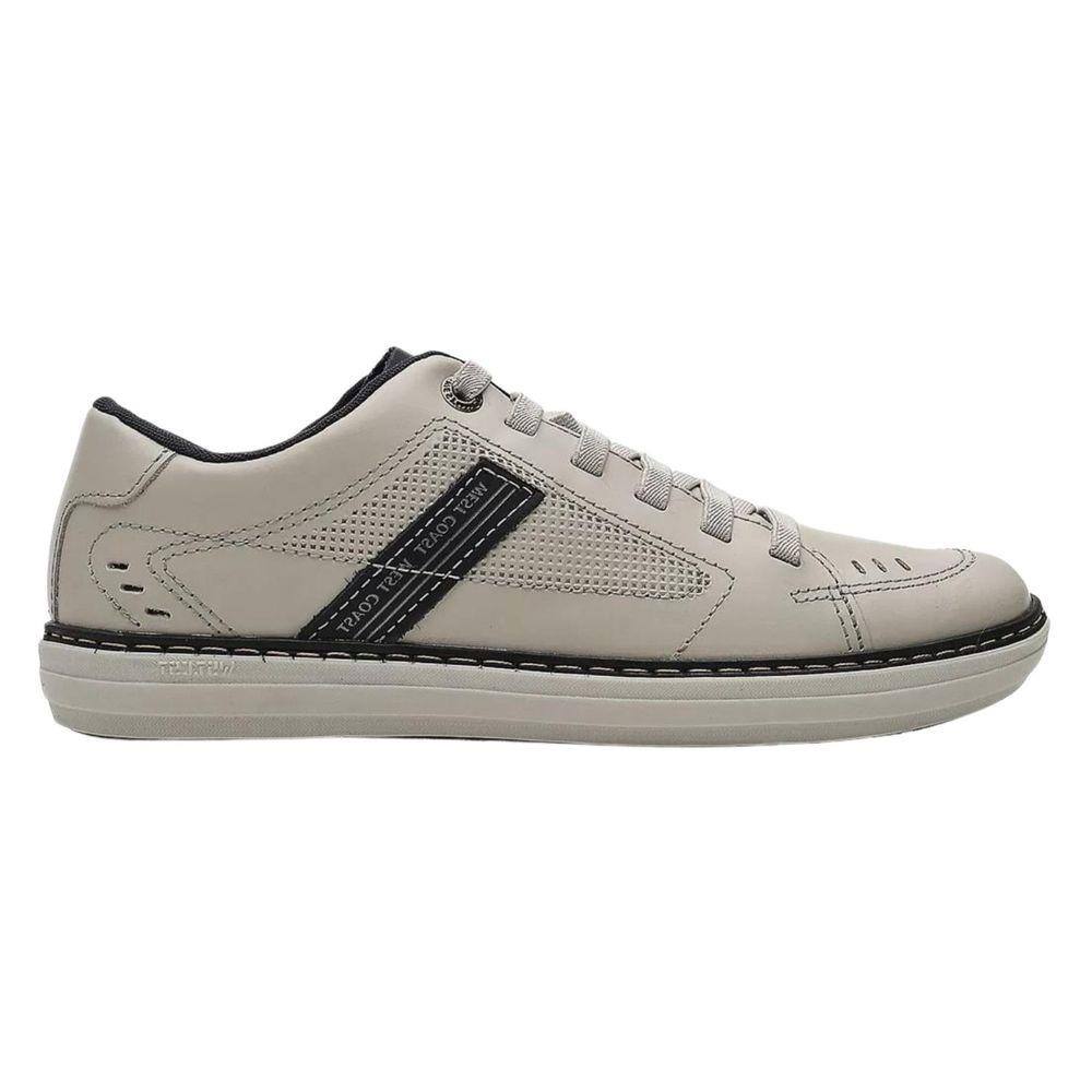 Sapatenis west coast masculino branco | Ponto