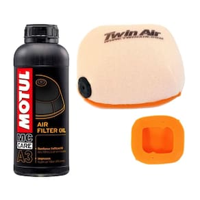 Kit de filtro Ar com Óleo de filtro Motul Ktm 125/150/250/300/350/450