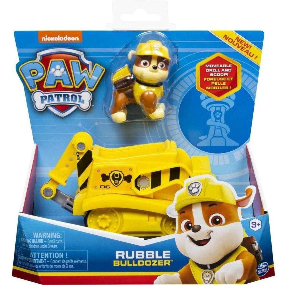 Brinquedo Figura E Veículo Patrulha Canina Rubble - Sunny 1389