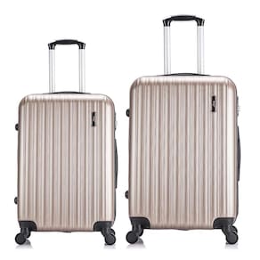 Conjunto malas de viagem M e G Londres Swiss Move Champagne
