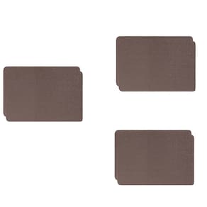 Jogo Americano Antiderrapante Chocolate 6 Peças