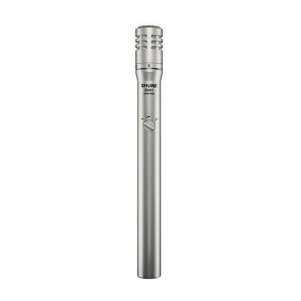Microfone Shure Sm81Lc Condensador Para Coral E Instrumentos