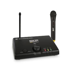 Microfone Sem Fio De Mao Bivolt Mini-I Preto Skp