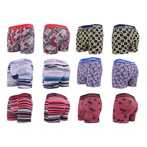 Kit 4 Cuecas Boxer Somellos Microfibra Masculina Estampada