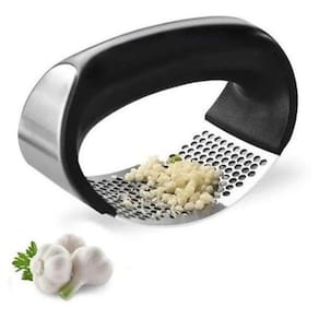 Espremedor De Alho Inox Fácil E Prático Amassador Triturar