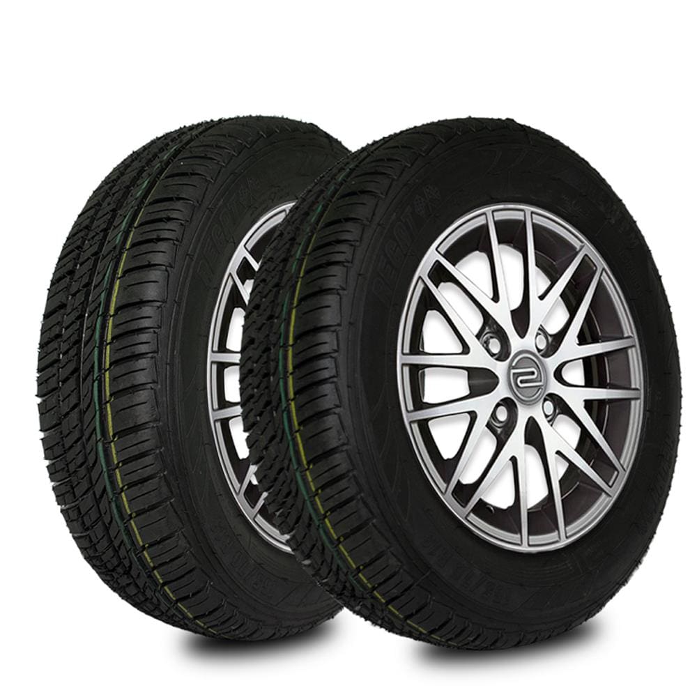 Kit 2 Pneus 185/65R14 Remoldado