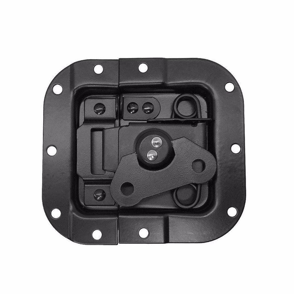 Kit 8 Fecho Borboleta Preto Para Case 10,5X10,5 Cm Black