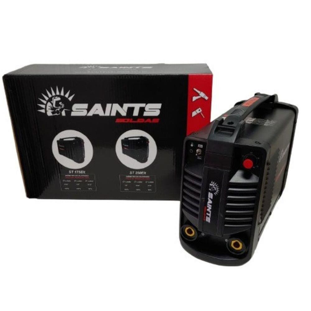 Maquina de solda inversora 175A MMA/TIG BV Saints