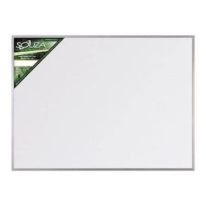 Lousa Quadro Branco com Moldura em Alumínio 70x50 Souza