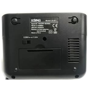 Rádio Relógio Digital De Mesa Despertador Lelong Le-671