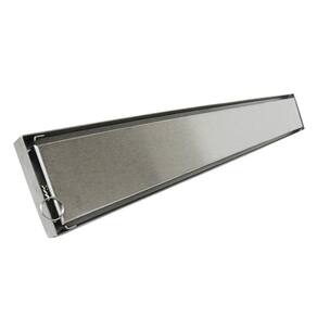 Ralo Invisivel Linear Anti Odor e Insetos Aço Inox Tampa Escovada Banheiro 58x8 Canto