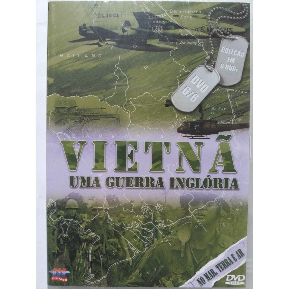 DVD Vietnã Uma Guerra Inglória Vol. 6 Usa Recods