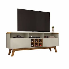 Rack para TV até 65 Polegadas Larimar Off White Cinamomo Bechara