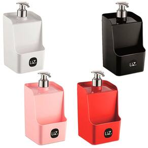 Porta Detergente Slim Prático 500ml Com Suporte P/ Esponja