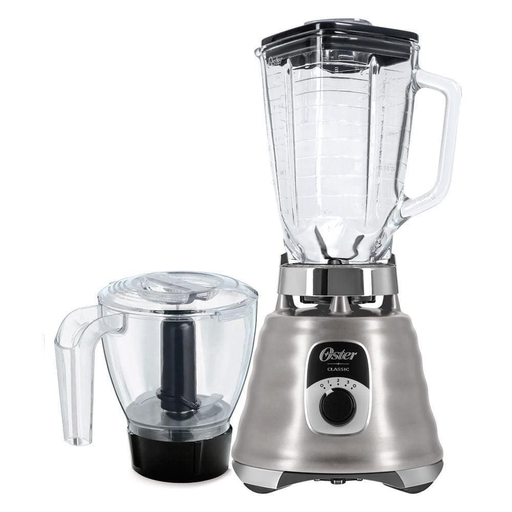 Liquidificador e Base Processadora Oster Aço Escovado 127v