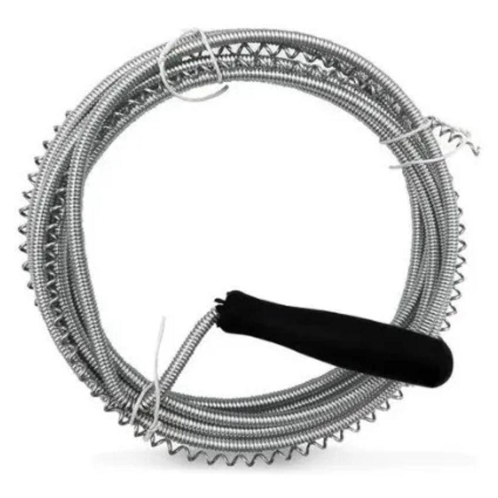 Desentupidor Tubulação Manual Flexível Aço Cano Ralo 3M