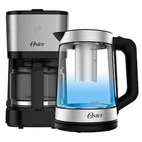 Kit Chaleira Elétrica Oster Tea E Cafeteira Inox 127v