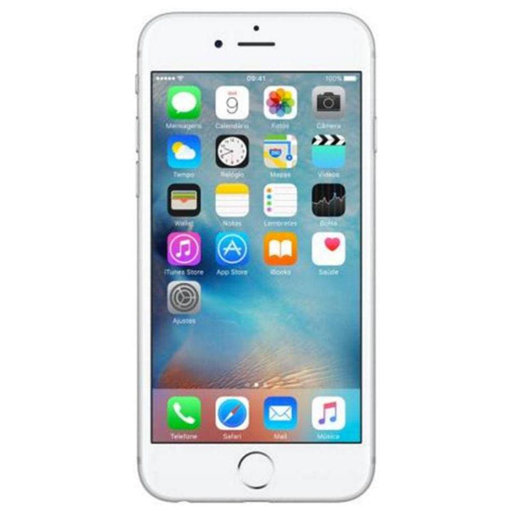Usado: iPhone 6S 128GB Prateado Bom - Trocafone
