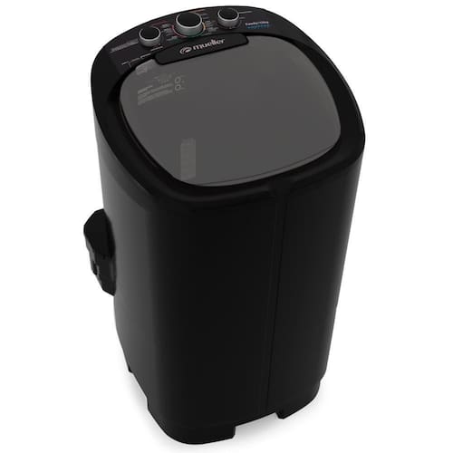 imagem-Lavadora Semiautomática Mueller Family com Aquatec 12kg Preta - 220V