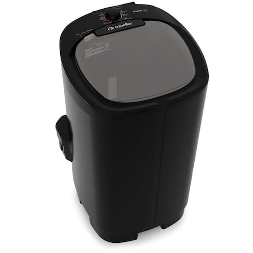 imagem-Lavadora Semiautomática Mueller Family Lite 10kg Preta - 220V