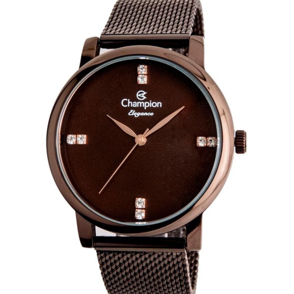 Relógio Feminino Champion Marrom- CN24388R