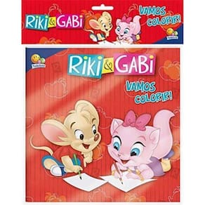 Vamos Colorir! Kit Livro (+ Lápis de Cor) - Riki