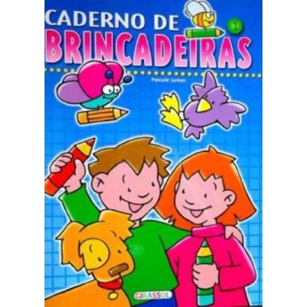 Caderno De Brincadeiras 1 Azul