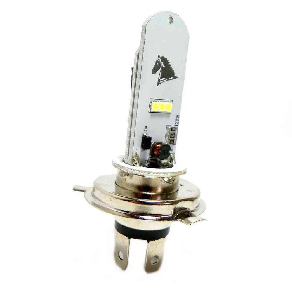 Lampada Moto Led H4 5W Strobo 6500K Sem Reator St-Flash-6