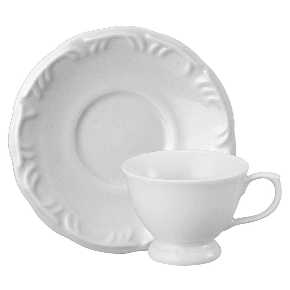 Xícara de Café Pomerode com Pires de Porcelana 70 ml Schmidt