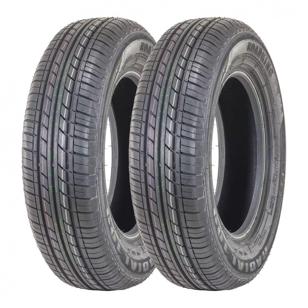 Kit 2 Pneus Roadking Aro 13 155/80R13 Radial 109 79T