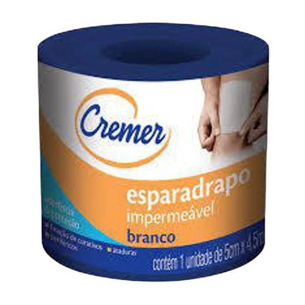 Esparadrapo Cremer Impermeável Branco - 10Cm X 4,5M