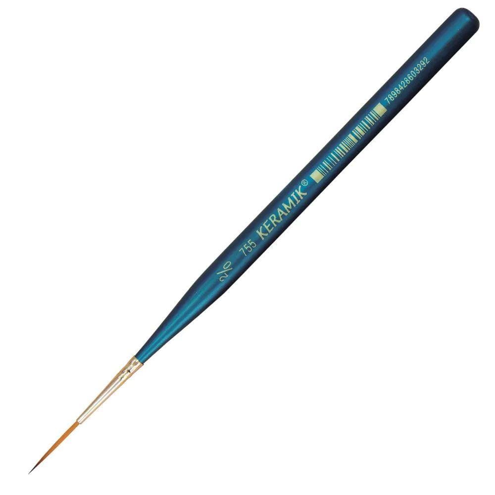 Pincel de Pintura Keramik Liner Premium 755 Número 2/0