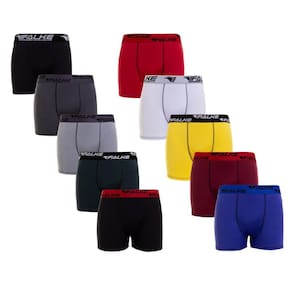 Cueca Box Falke Microfibra Kit 6 Algodão Masculino Sortidas