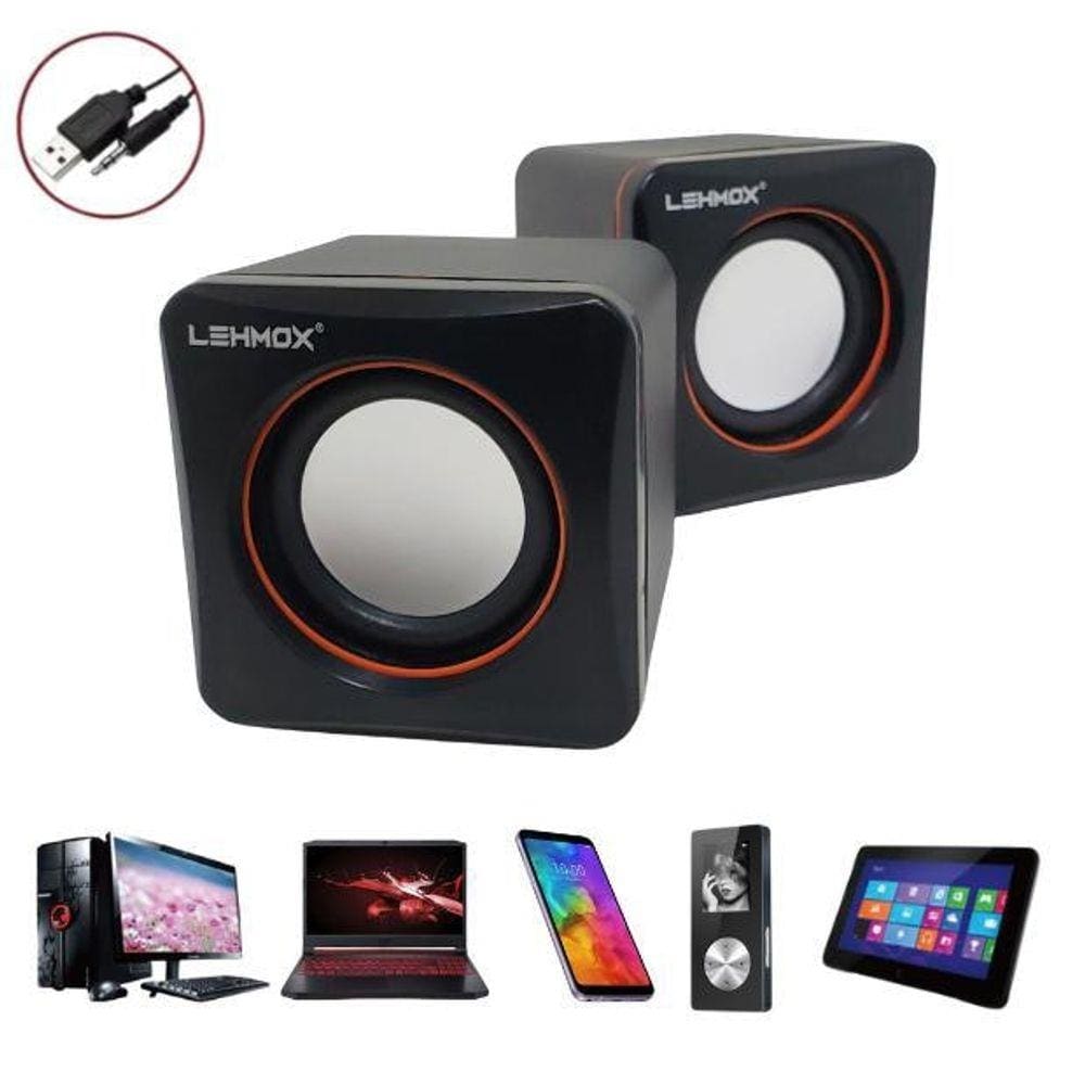 Caixa Caixinha De Som Portatil Usb P2 Pc Tv Celular Notebook 5W