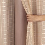 Cortina Blackout C/Voil Xadrez 2,80m X 2,30m Avela