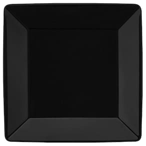 Prato Sobremesa Quartier Preto Quadrado 20,5 cm Oxford