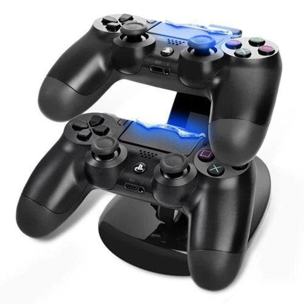 Carregador Controle Suporte Duplo 2 Ps4 Carregamento Rápido
