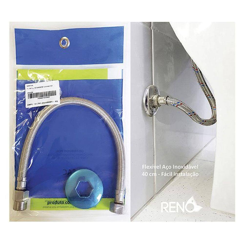 Engate Flexível Para Vaso Sanitário Reno
