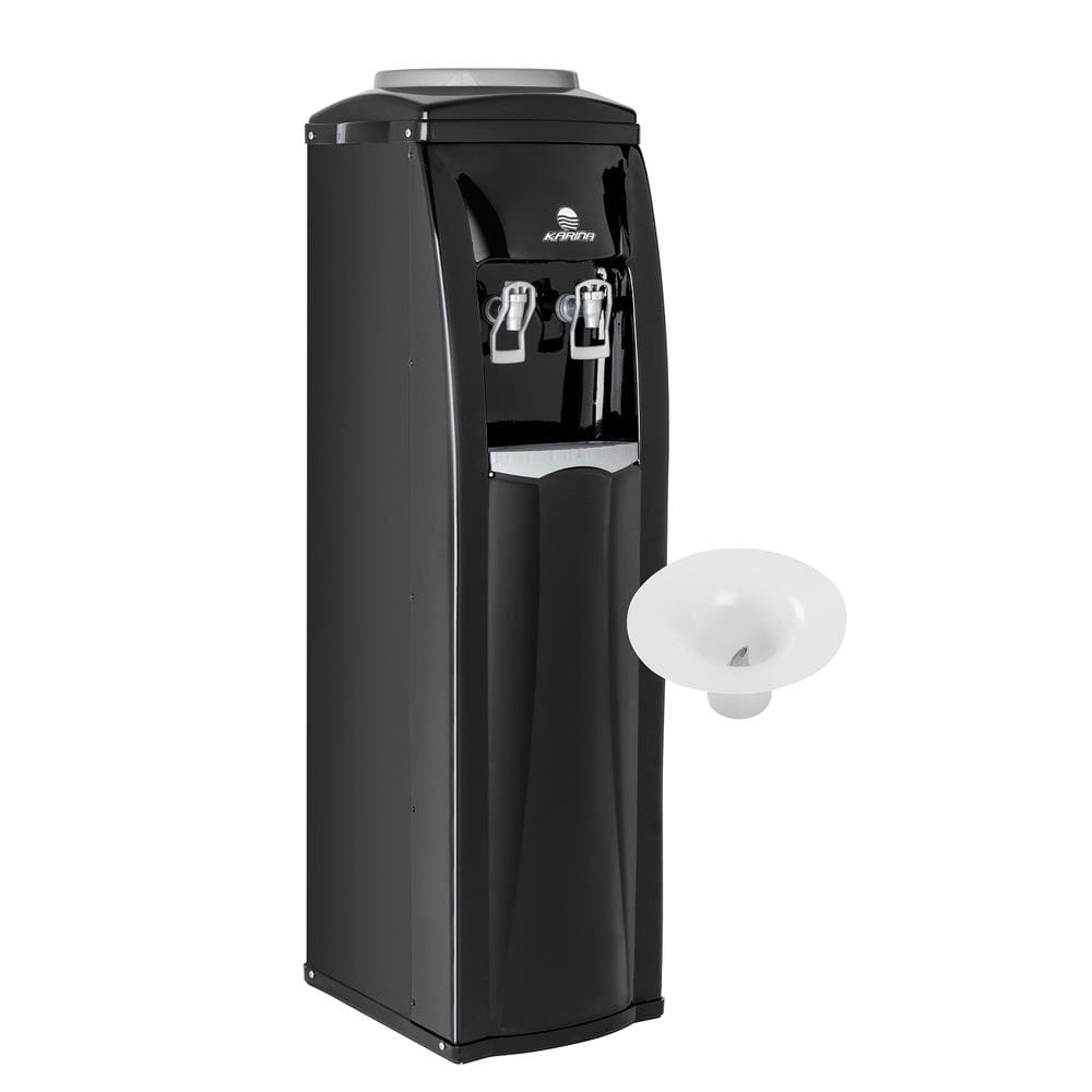 Bebedouro Coluna Refrigerado Aço Inox com Furador Karina