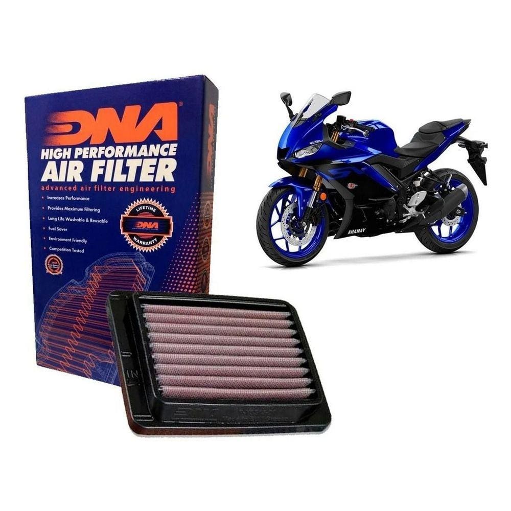 Filtro de ar DNA P-Y3S15-01 Yamaha R3 2016 2017 2018