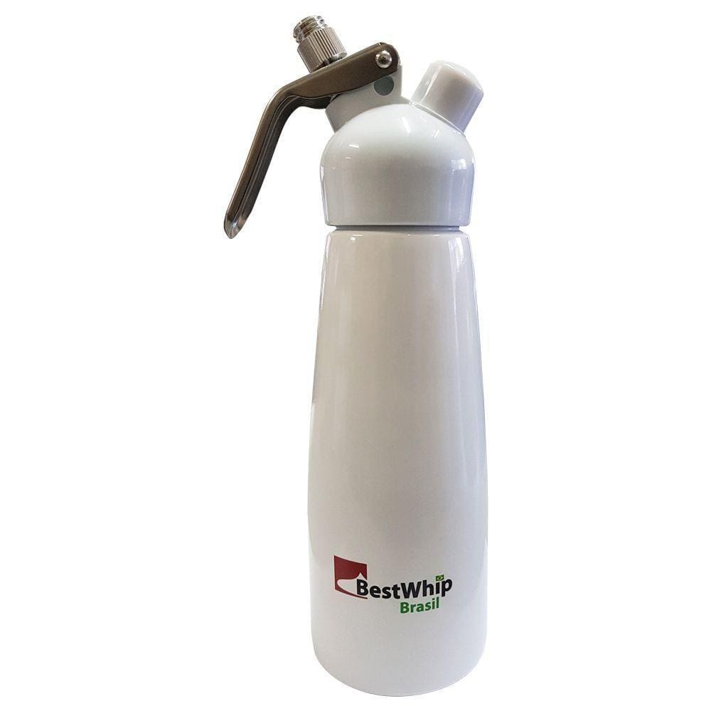 Garrafa de Chantilly BestWhip Cream Whip Tall 500 ml Branca