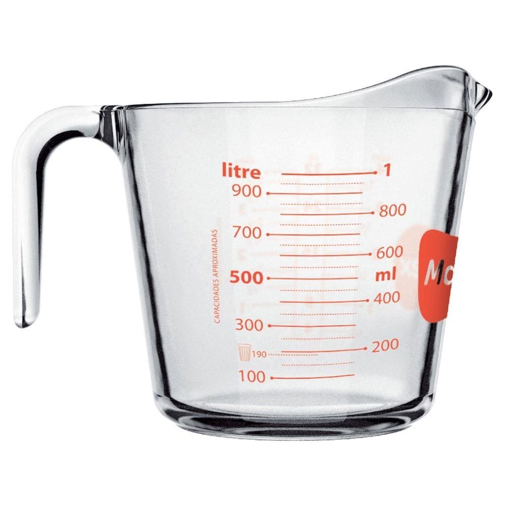 Jarra Medidora de Vidro 1 Litro Marinex