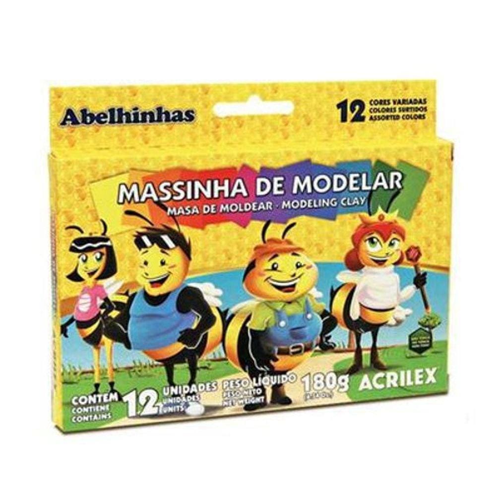 Massa Modelar Soft 12Cores Acrilex