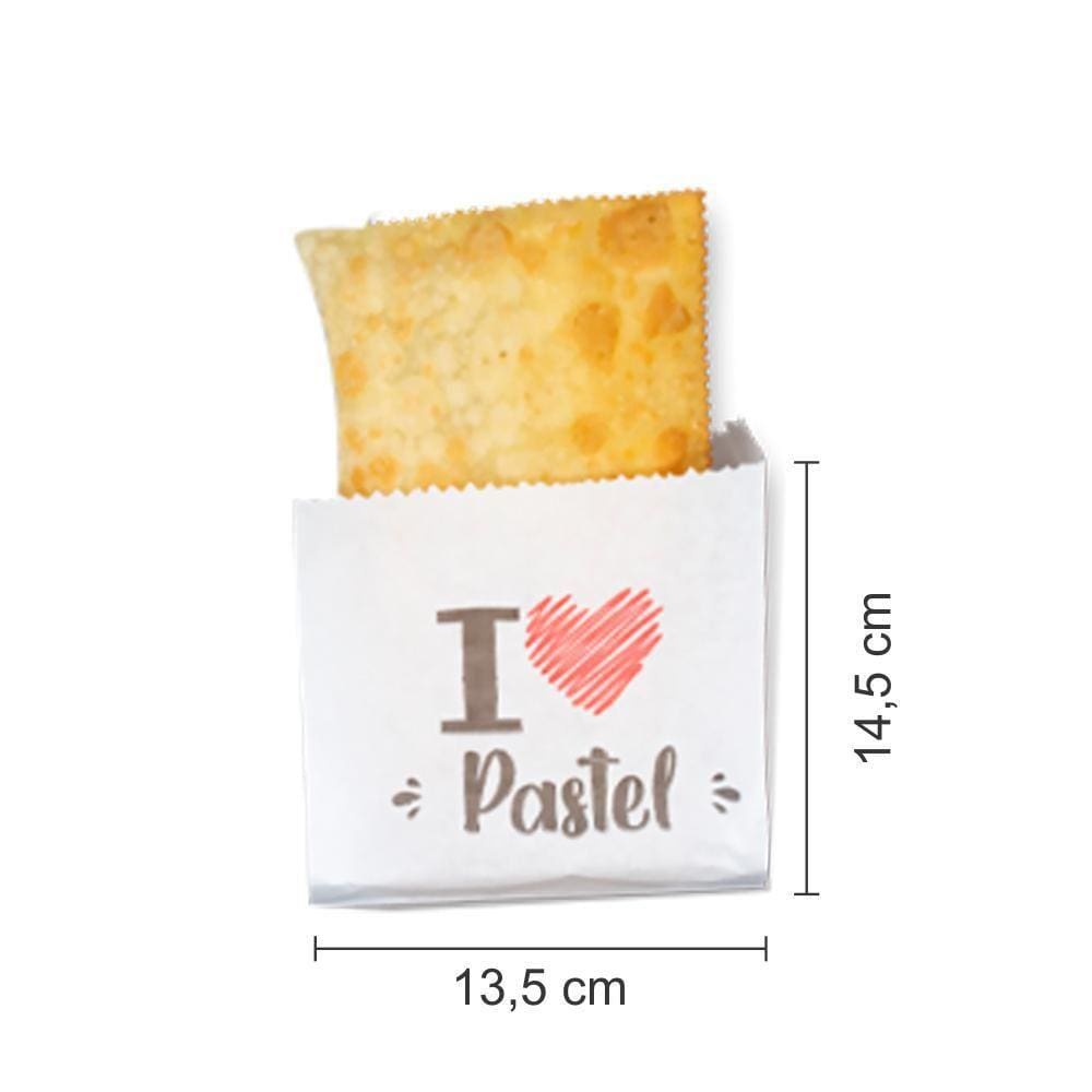 Saco Para Pastel Barreira Gordura 13,5X14,5X5,5Cm - 100Un